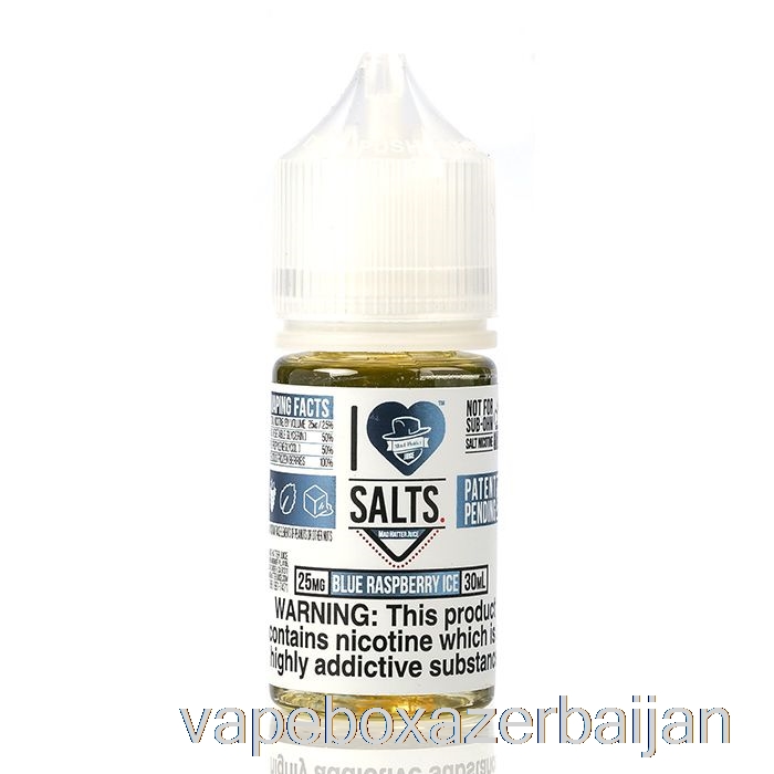 Vape Baku Blue Raspberry ICE - I Love Salts - 30mL 50mg